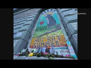 ‘Hot Rat Summer’ mosaic disappears, then reappears