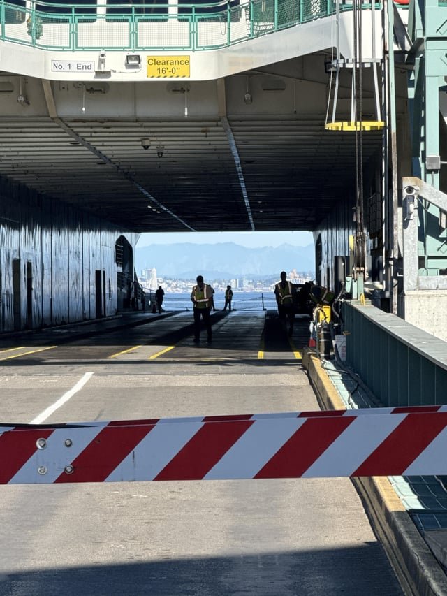 Left your car on the ferry?