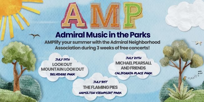 COUNTDOWN: One week until this summer’s first Admiral Music in the Parks concert!