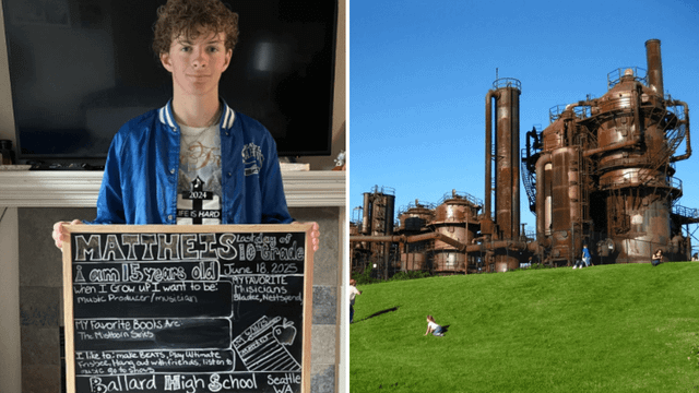 Teen boy dies after 50-foot fall off Gas Works Park structure during concert