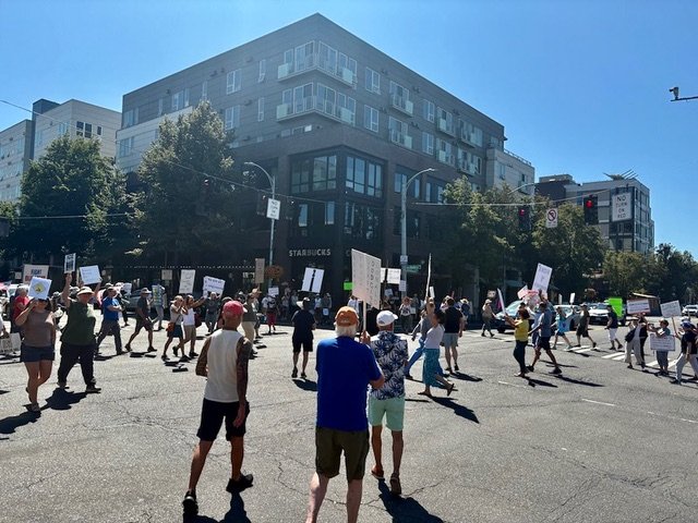 READER REPORT: ‘Good Trouble Lives On’ rally in The Junction