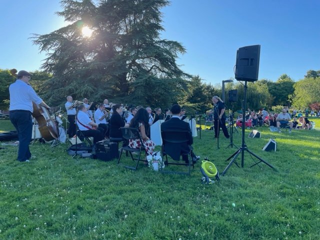 HAPPENING NOW: West Seattle Big Band’s 2025 Concert in the Park