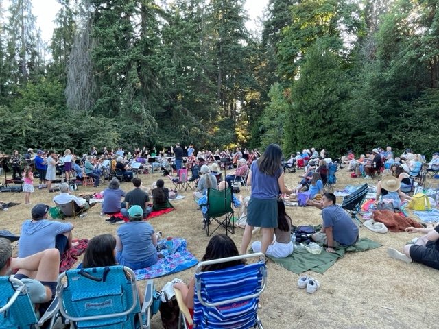 VIDEO: West Seattle Community Orchestras welcome guests to ‘Play Along in the Park’
