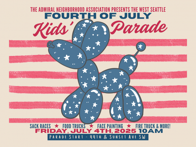 COUNTDOWN: Two days until West Seattle Fourth of July Kids’ Parade! What to know, even if you’re not going