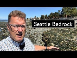 Nick Zentner Geologist from CWU talking about the Seattle Bedrock at Alki