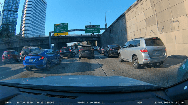 Hit and run on I5 in rush hour traffic during lane closures??