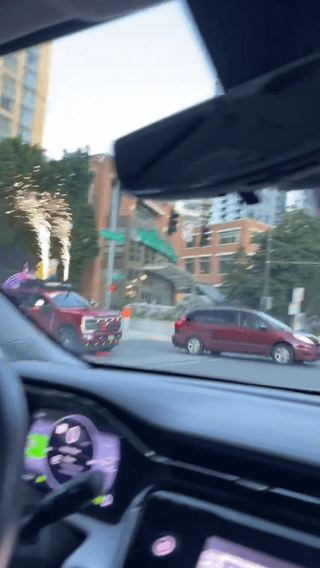 What was going on here ?? Crazy car in SLU
