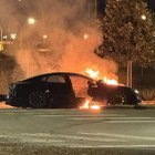 Tesla Crash down in Pioneer Sq/1st Ave S