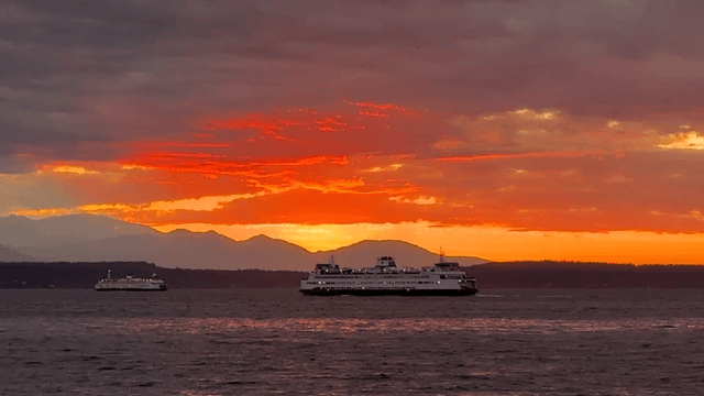 What a Fourth Of July sunset this was.