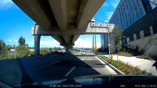 Northgate collision from reckless driver today