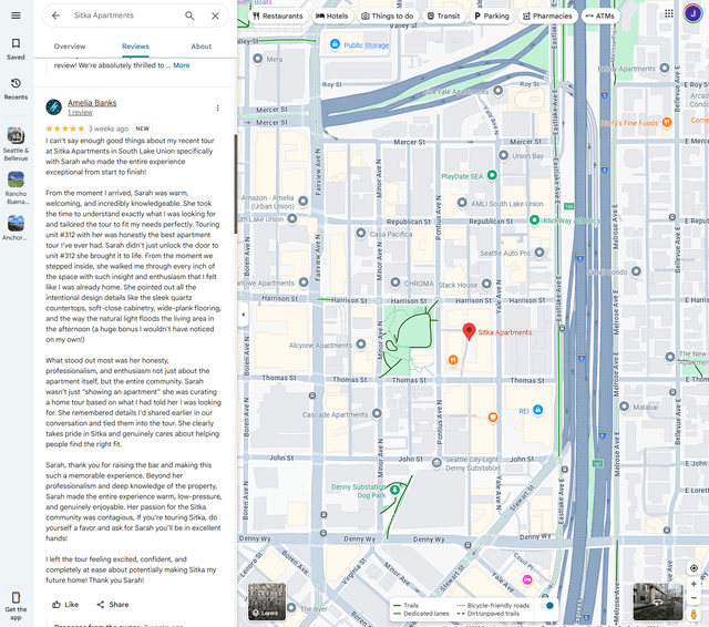Guess management companies have resorted to writing fake AI reviews now for their apartments
