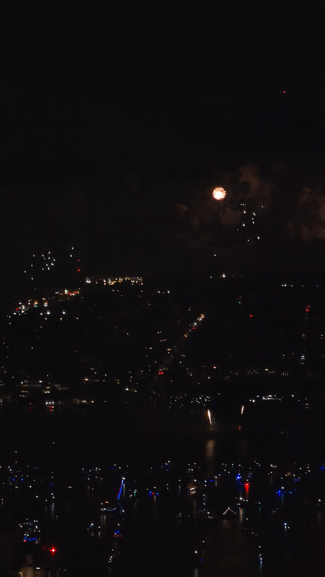 Happy 4th of July – Here is a snippet of the fireworks (sans music!
