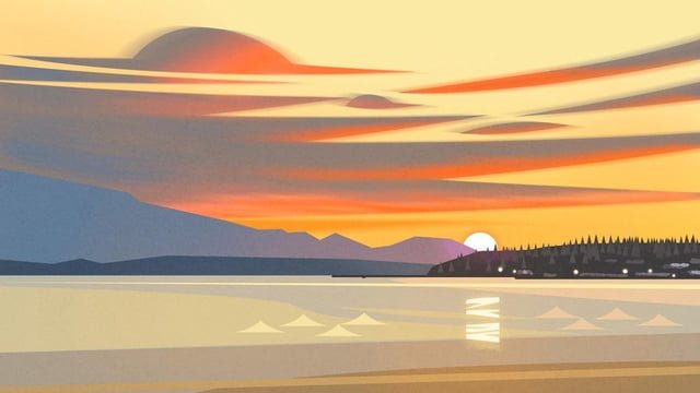 Plein air of last night’s sunset 07.03.25