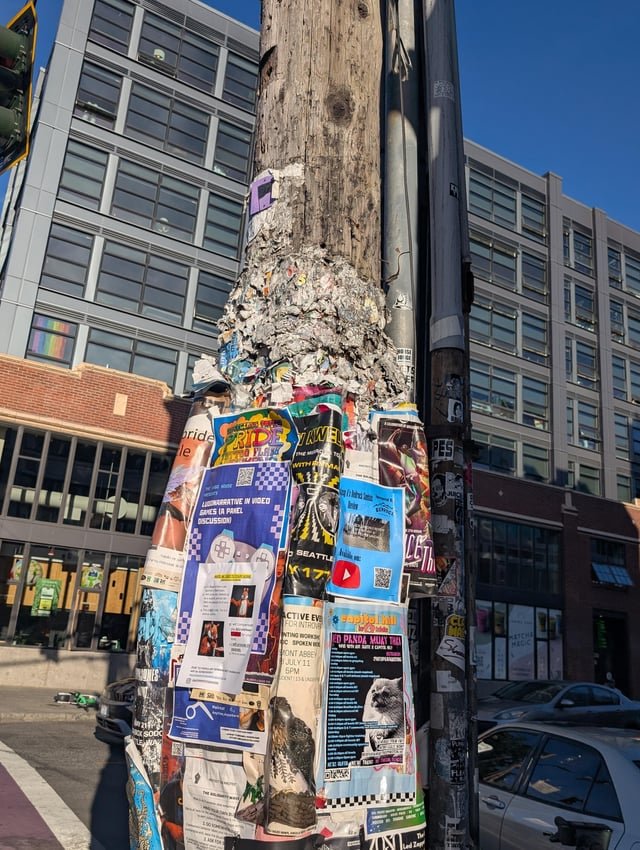 First time in Seattle . . . That’s a lotta paper!