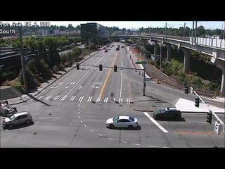 [OC] Traffic camera footage of the crash in Northgate today