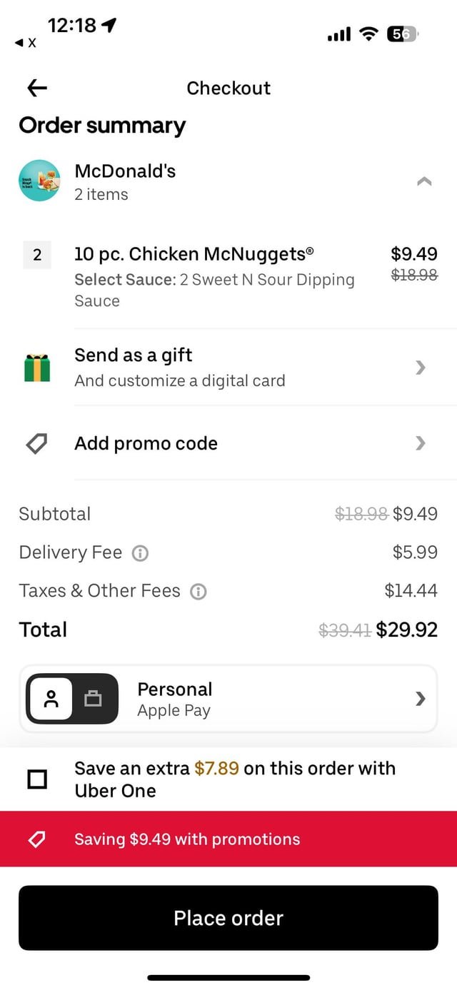 This Just Permanently Killed Delivery For Me
