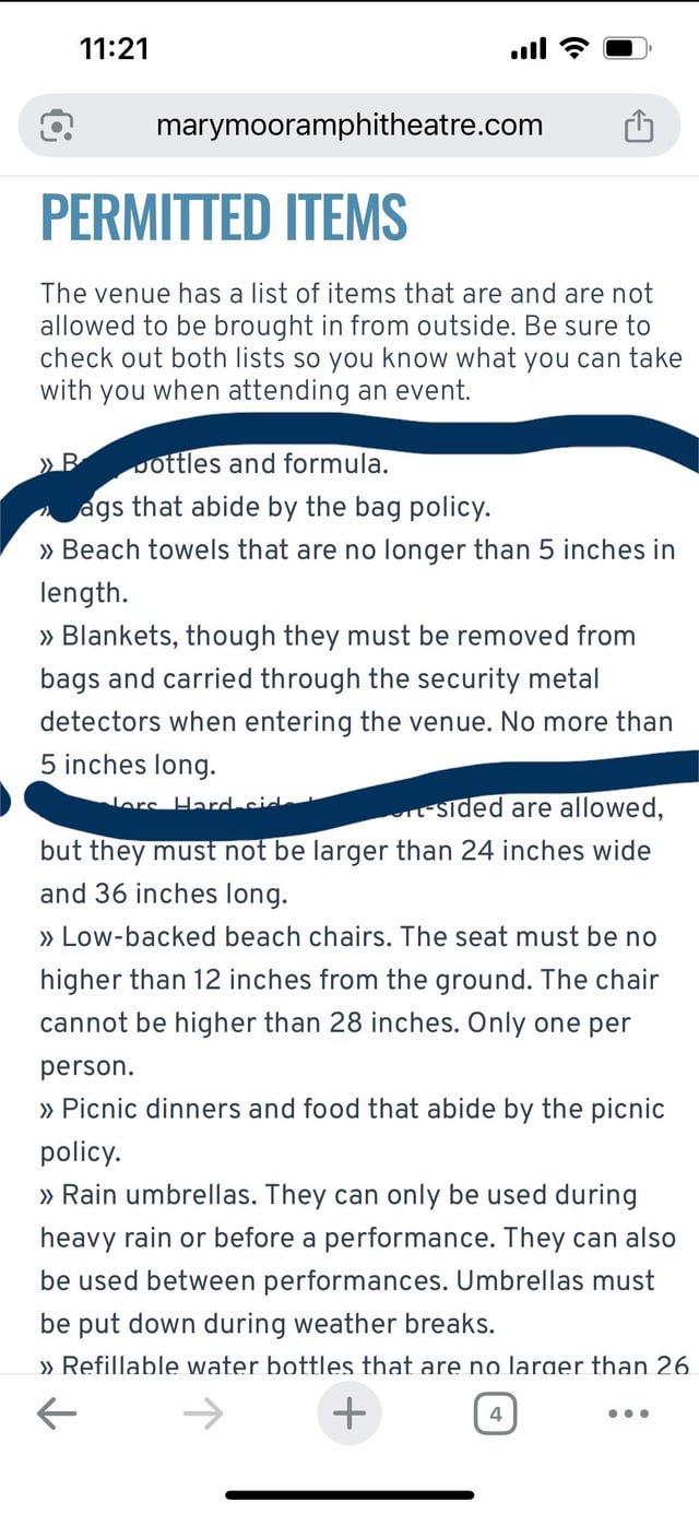 Blanket limits for Marymoor?