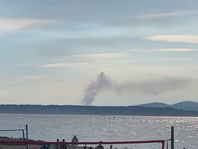Seeing the smoke from the Olympic Peninsula?