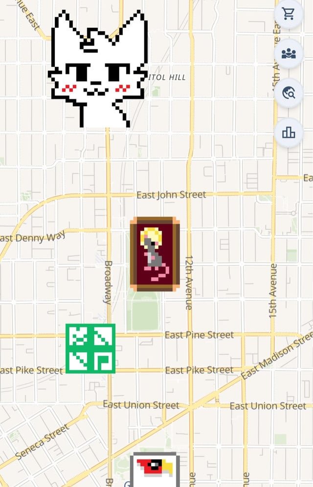 Somebody made Saint Rat on wplace.live