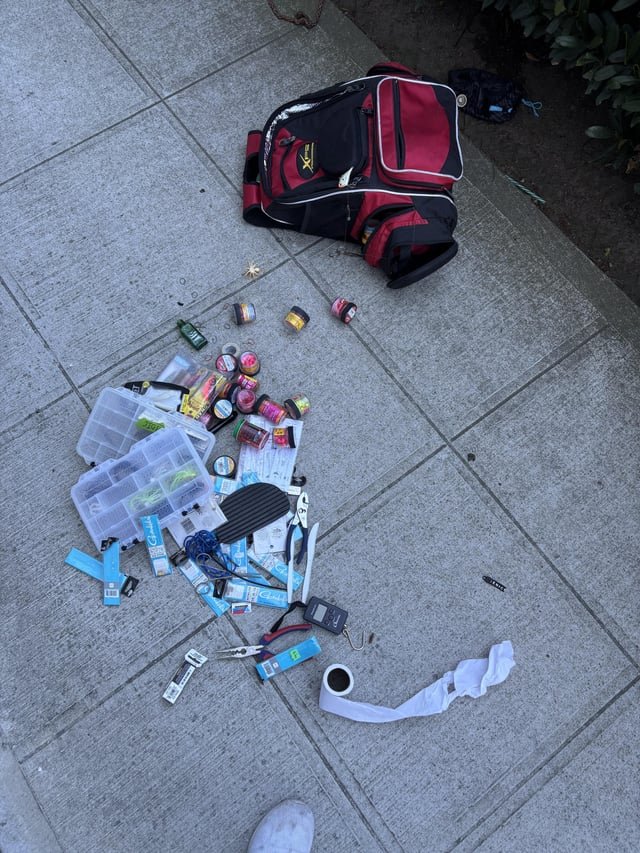 If your tackle bag got stolen…