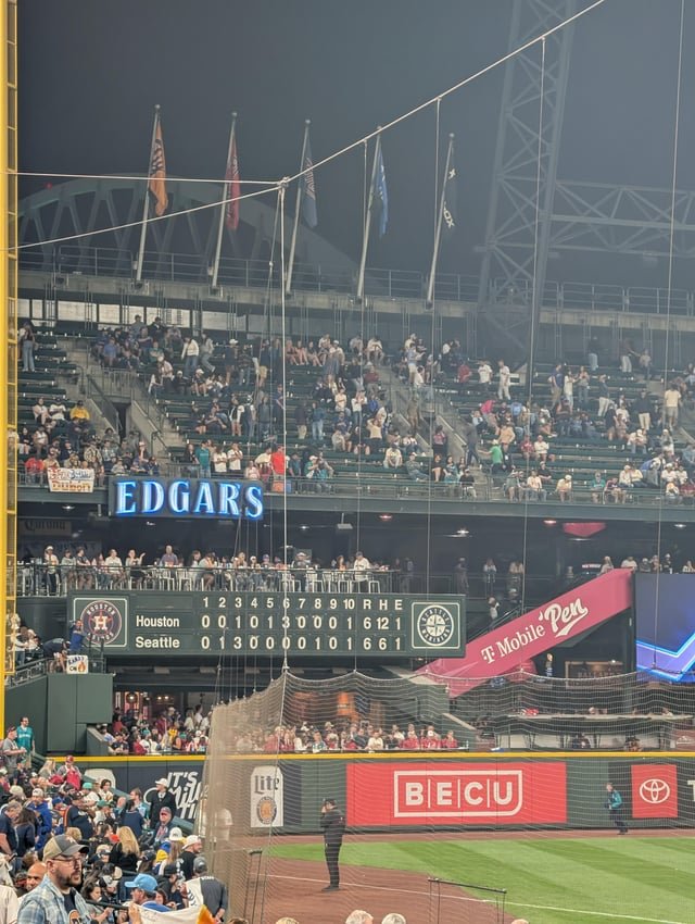 I’m never leaving T-Mobile Park