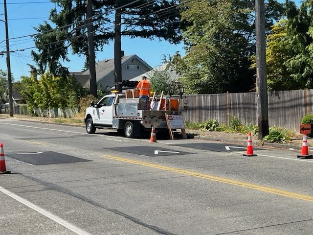 FOLLOWUP: New speed cushions installed on 16th Avenue SW