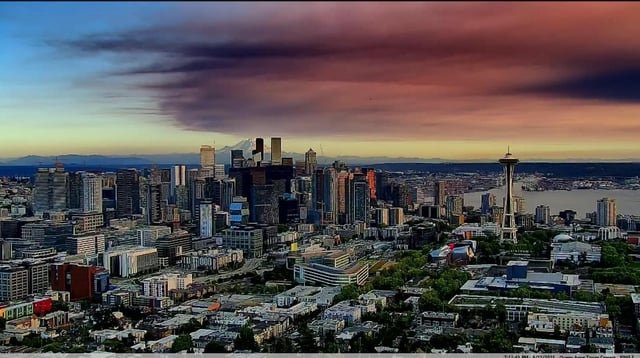 Smoky Sunset Sky