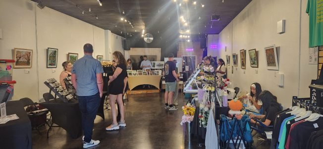 Scenes from August’s West Seattle Art Walk