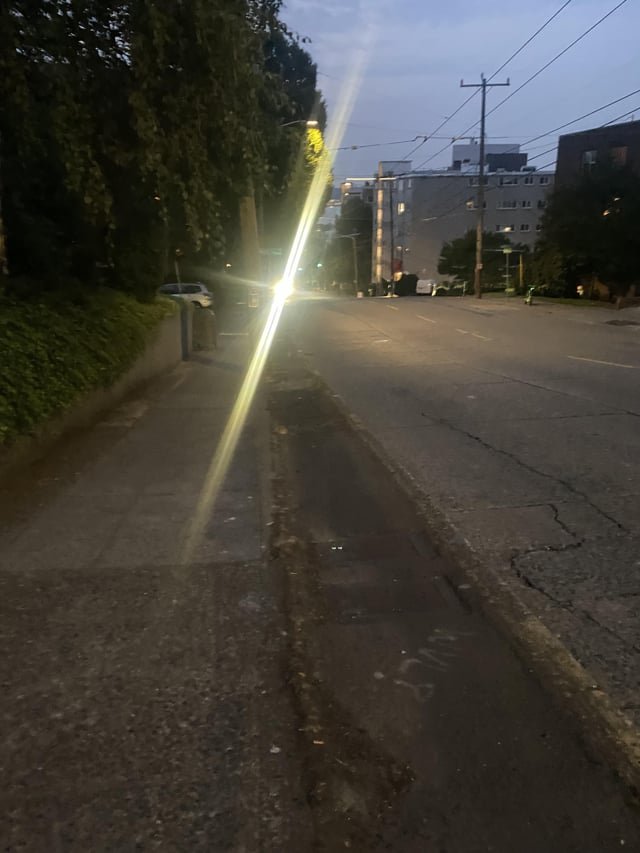 Took this, this morning on my way to work. Y’all need to turn your damn laser beams off.
