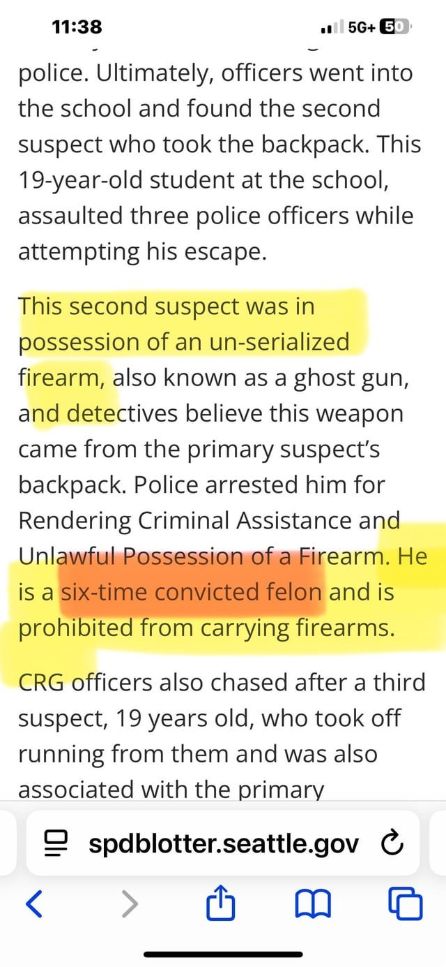 I mean what the AF? 19 years old and a 6 time convicted felon . .