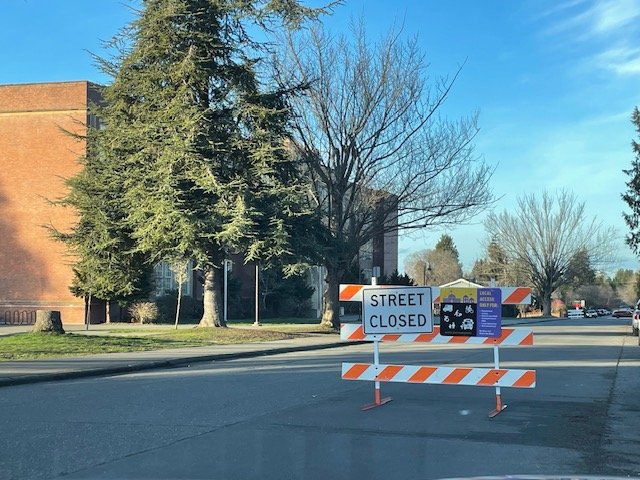 BACK TO SCHOOL: 45th SW in front of Madison Middle School will continue weekday through-traffic closures