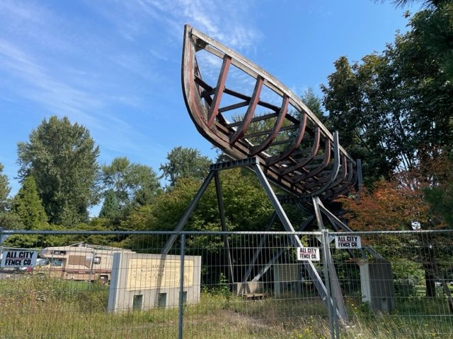 FOLLOWUP: West Seattle wooden-boat sculpture Paragon to be demolished Wednesday – but artist says it will be replaced