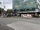 Rally in front of KOMO to protest Israel’s killing of Amas Jamal Al-Sharif and starvation of Gaza
