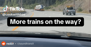 Series 2 Link LRV spotted rolling down I-90!