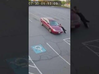 Surveillance captures crash into Restaurant