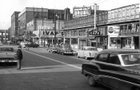 Interesting corner Washington Street at Occidental Avenue, Pioneer Square. Back in 1891 guy named Friedrich Drumpft or Fred Trump arrived in Seattle. Yeah, that Trump. He operated a restaurant called The Dairy from 1891 to 1893 at 208 Washington, where the Chili Cafe appears in this 1956 pic. . .