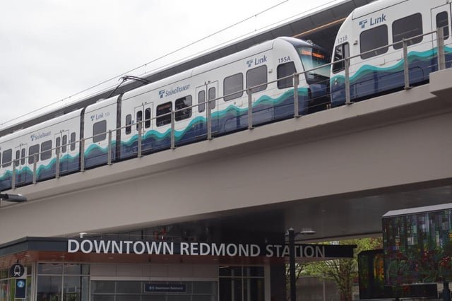 Downtown Redmond Drives 2 Line Growth, Becoming Eastside’s Busiest Rail Station