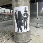 Under the Ballard Bridge. Shout out to whoever is throwing these up.