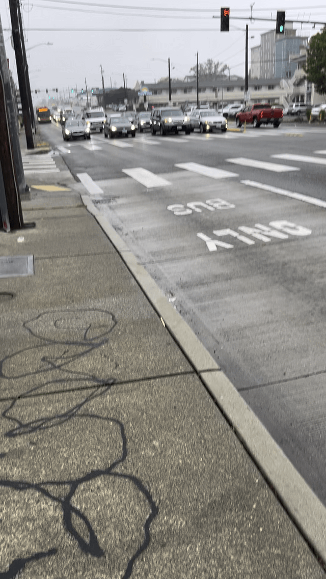 Aurora bus lane in action