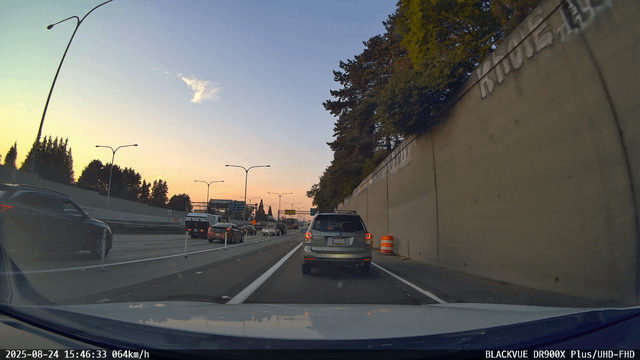 Almost hit the “stay in lane” sign on I-5 North dodging a careless lane changer