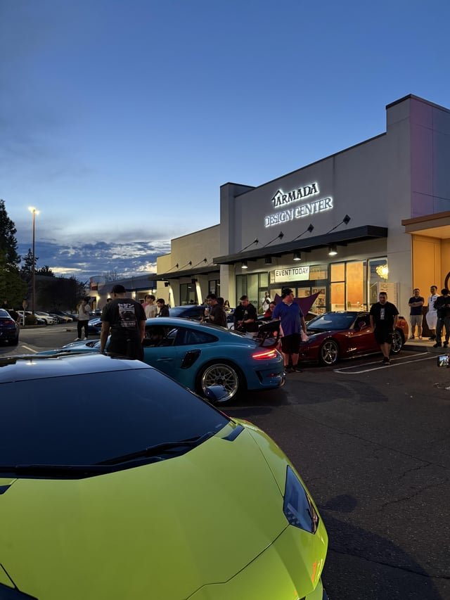 Nice little car meet at Crossroads Dicks