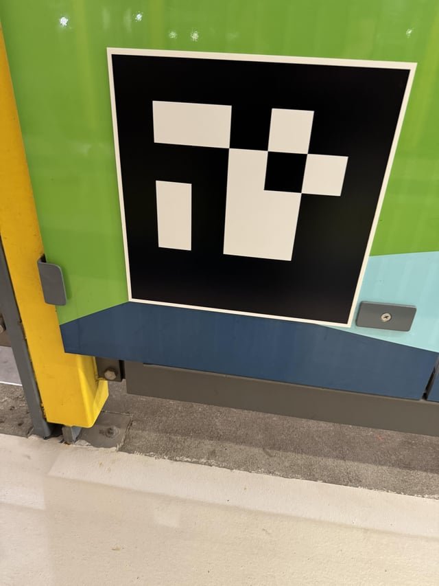 What are these low res QR codes at SeaTac?
