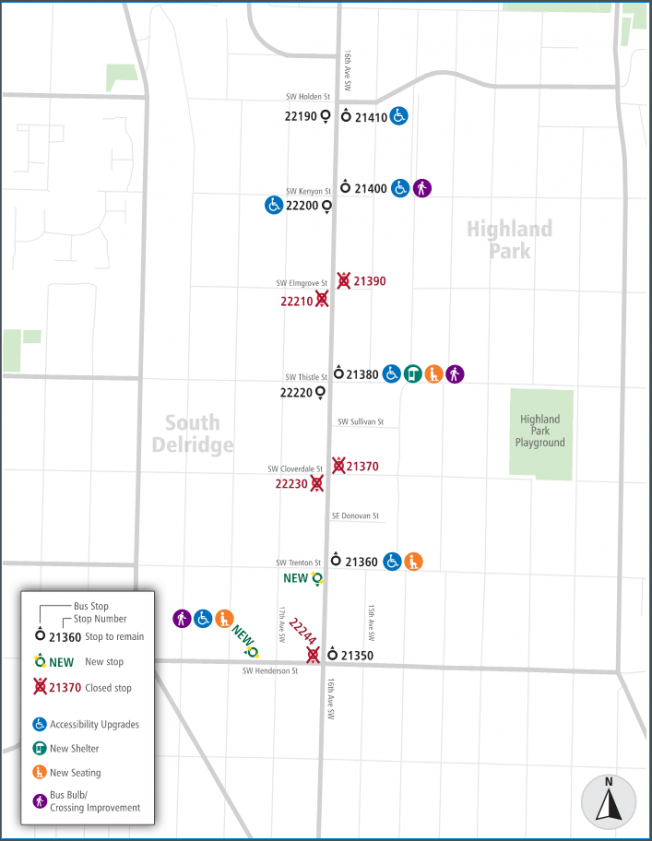 FOLLOWUP: Metro finalizes plan for 16th SW bus-stop closures, changes