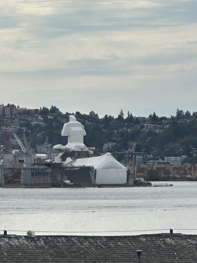 What is this thing in the harbor?