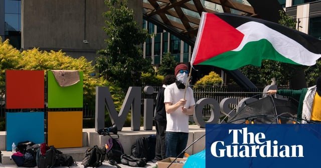 Microsoft workers occupy HQ in protest against company’s ties to Israeli military