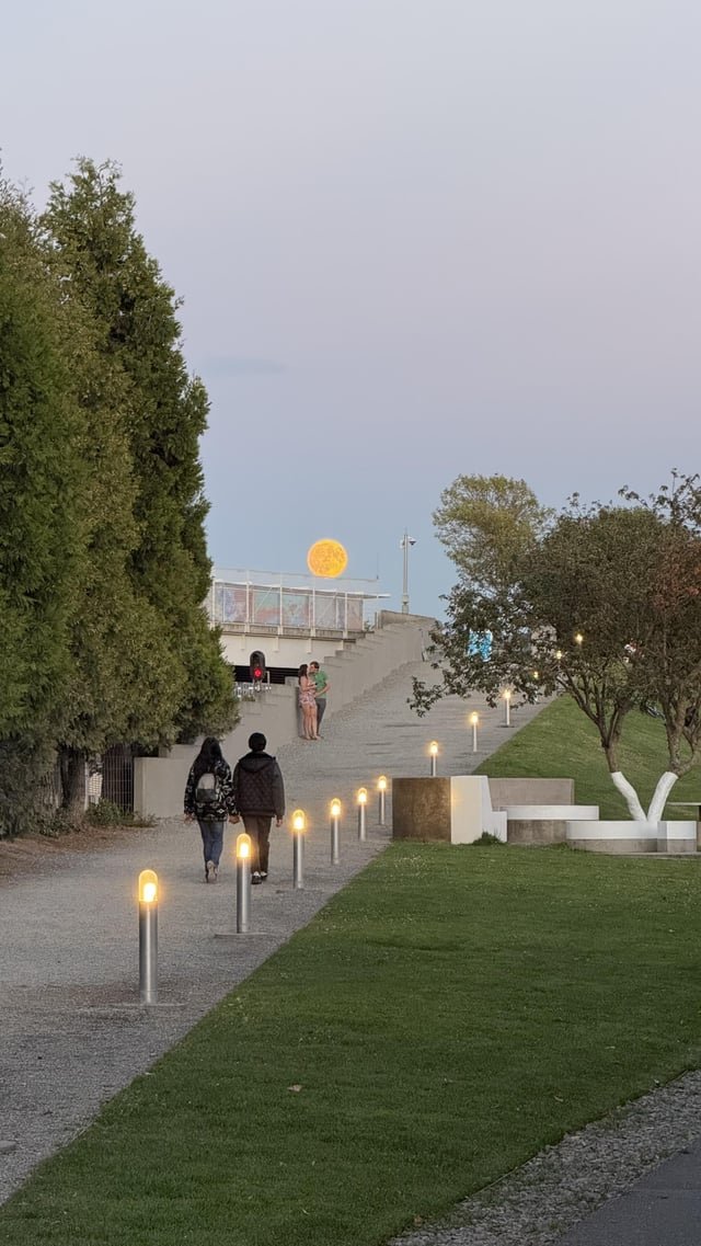 The moon today
