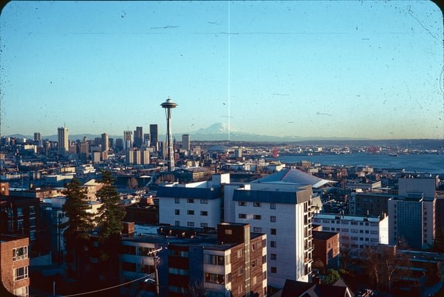 Seattle from Queen Anne, Circa March 1976