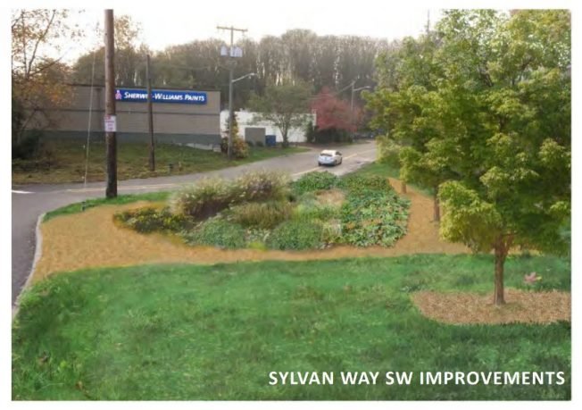 ROAD WORK: ‘Natural drainage’ project to resume on east end of Sylvan Way, after three years on hold