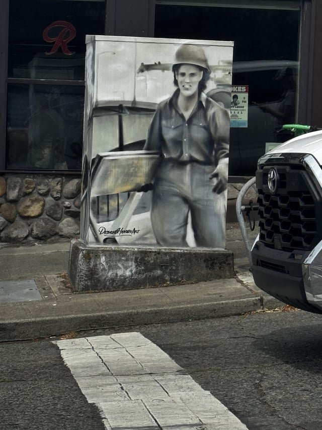 According to local legend Sir Mix-a-Lot wrote Baby Got Back about this West Seattle Bridge construction worker.
