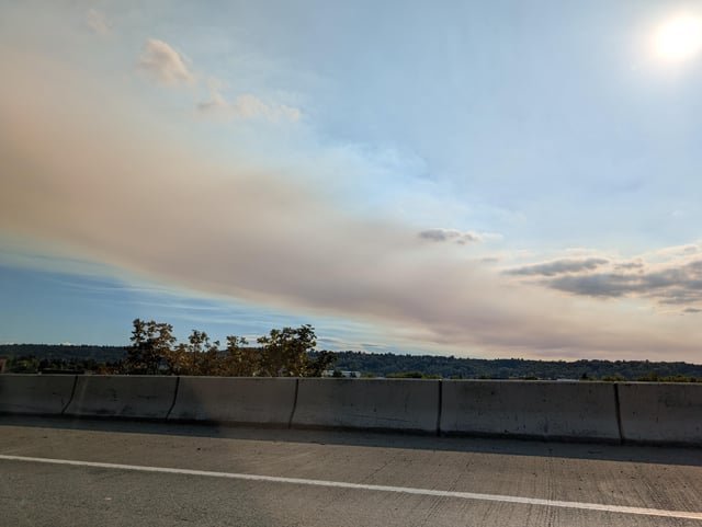 Air quality today is meh for some reason